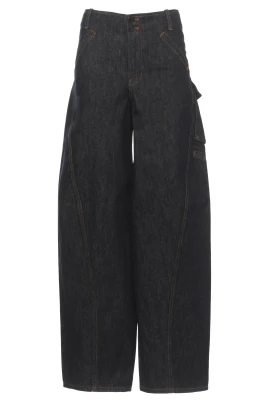 Denim Cargo Jeans