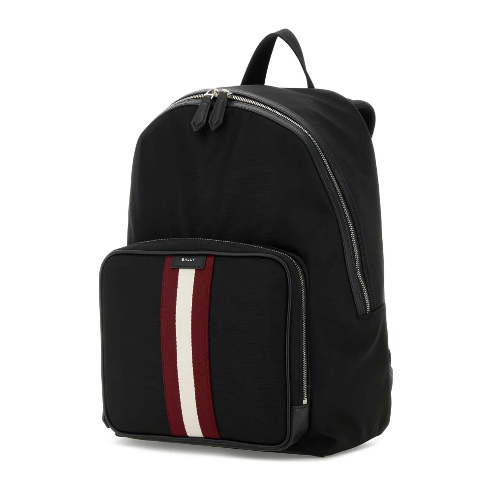 Bally Canvas rugzak Black Heren