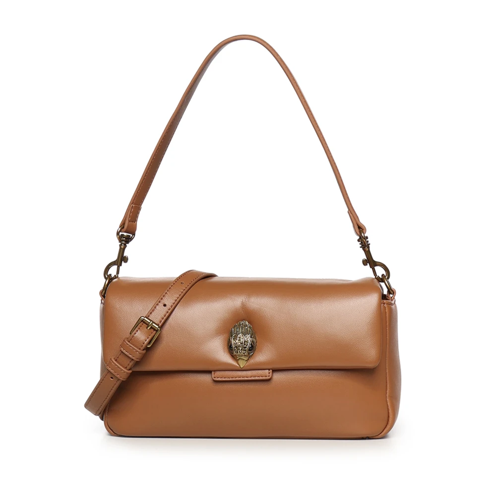 Kurt Geiger Women's Brown Leather Oxford Bag - Shoulder Bags - One Size - Bags