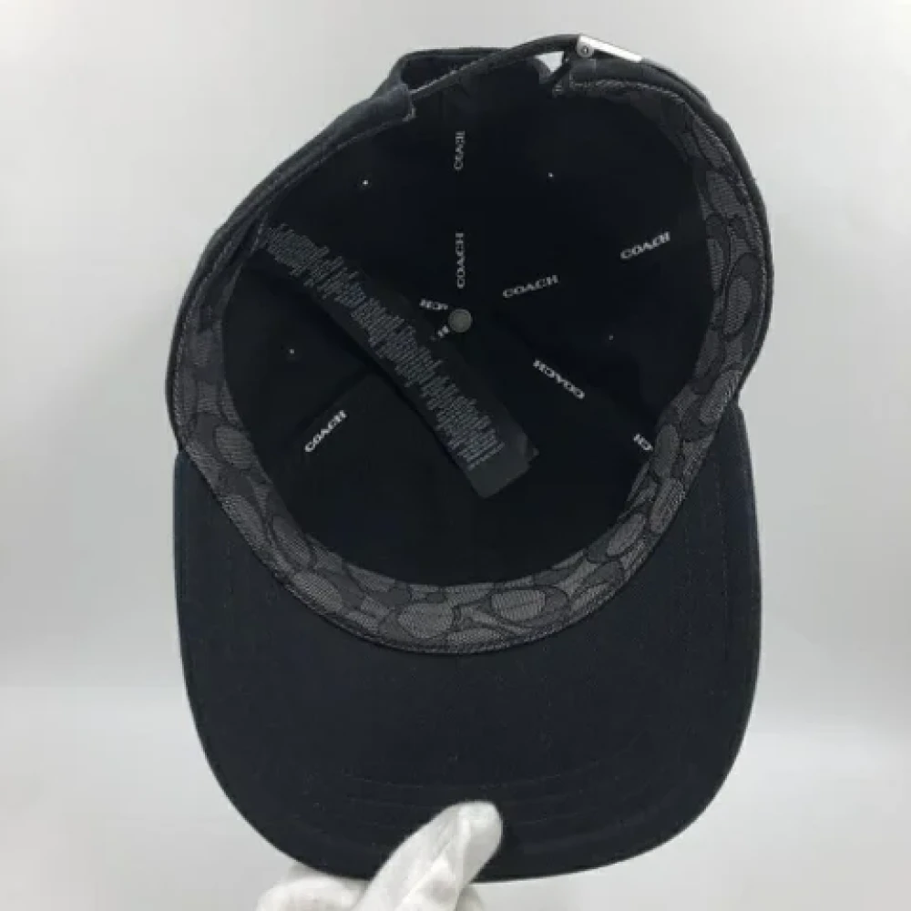 Coach Pre-owned Fabric hats Blue Heren