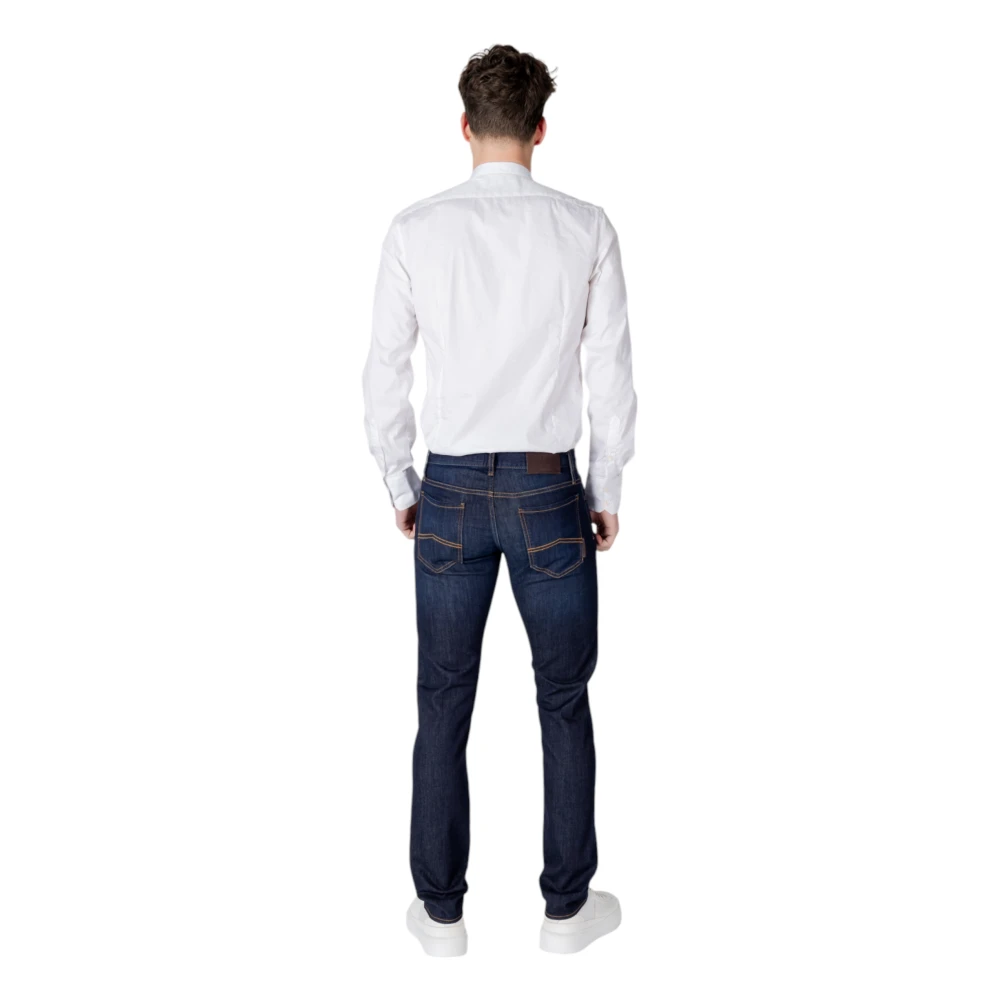 Armani Exchange J13 Slim Fit Jeans van katoenen denim Blue Heren