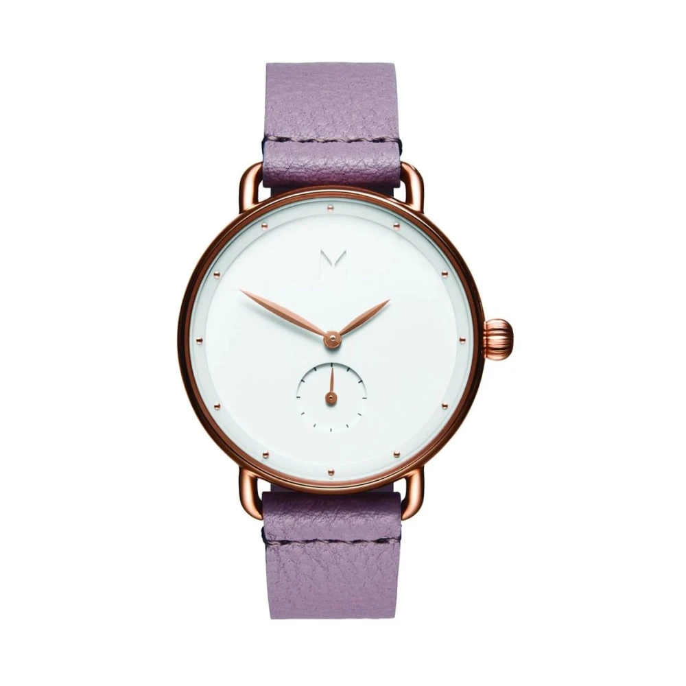 Mvmt Women's Purple Watches, One Size, Leather Quartz Analog Watch