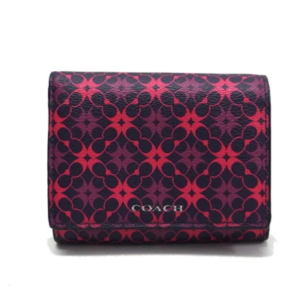 Coach Pre-owned Canvas wallets Black Dames