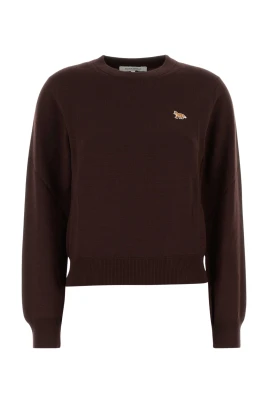 Maison Kitsuné Round-neck Knitwear Brun S