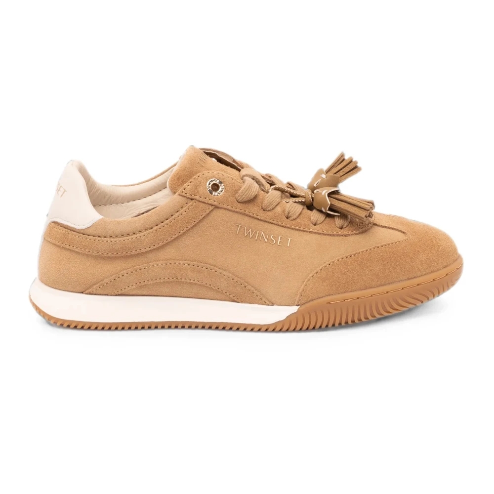 Twinset Sneakers van suède