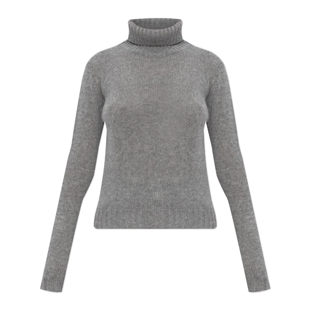 Fabiana Filippi Women's Gray Cashmere Knitwear, M, Cashmere Turtleneck