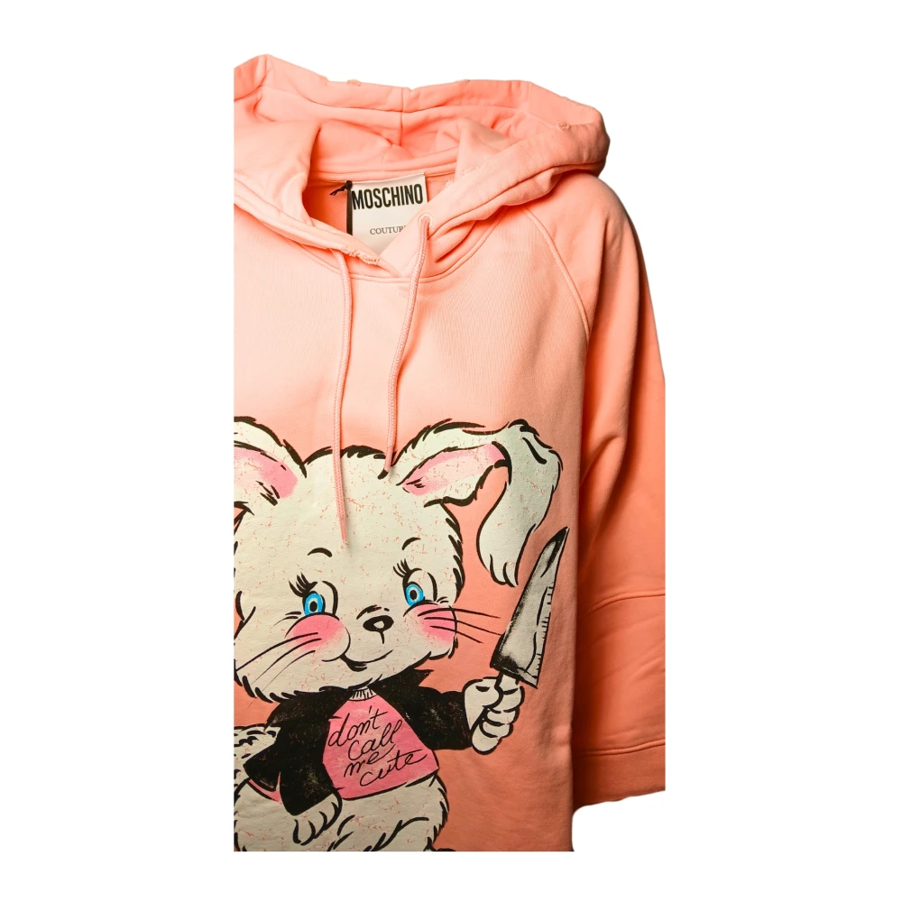 Moschino Stijlvolle Sweatshirts en Hoodies Collectie Pink Dames