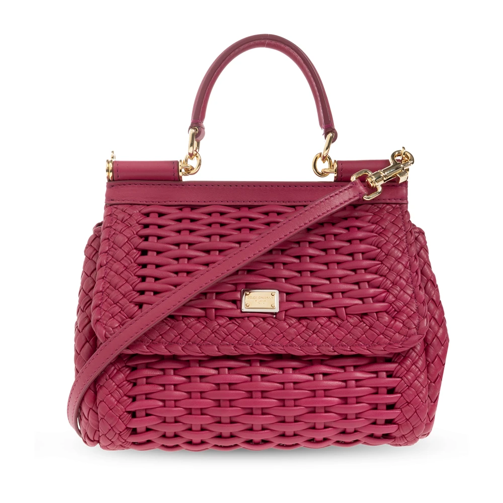 Dolce&Gabbana Satchels Small Sicily Handle Bag in roze