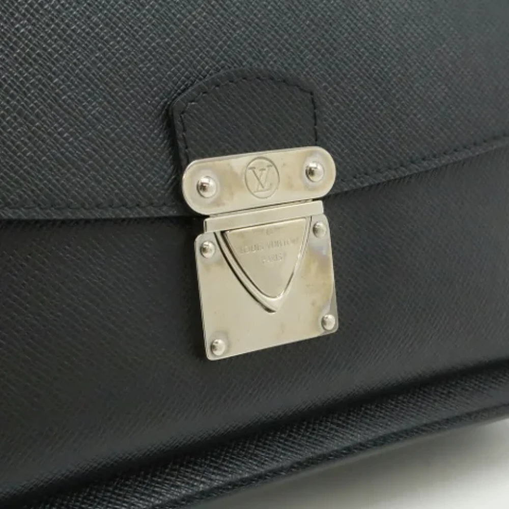 Louis Vuitton Vintage Pre-owned Leather clutches Black Dames