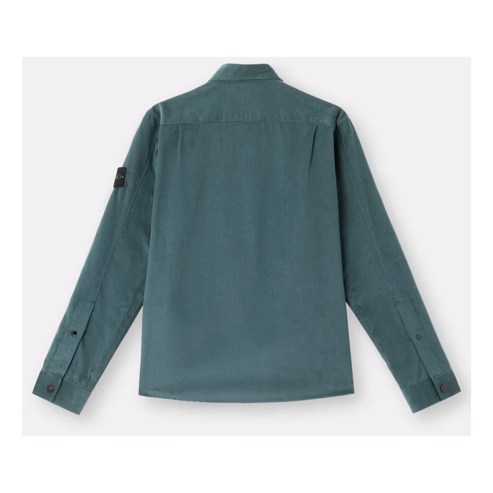 Stone Island Groene jas met zakken Green Heren