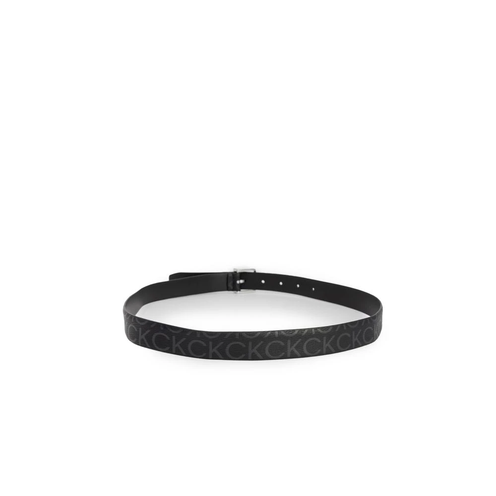 Calvin Klein Jeans Zwart Leren Damesriem Herfst Winter Collectie Black Dames