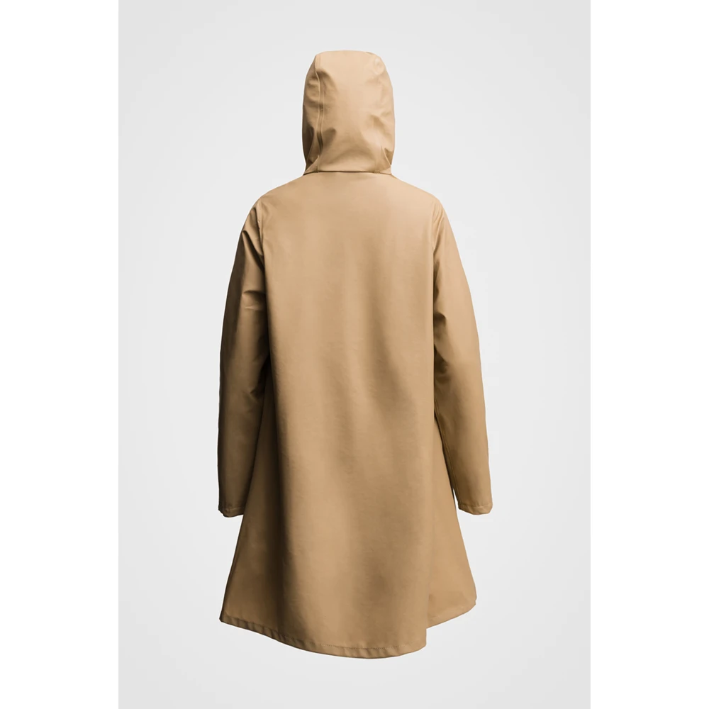 Stutterheim A-lijn Lichtgewicht Regenjas Beige Dames
