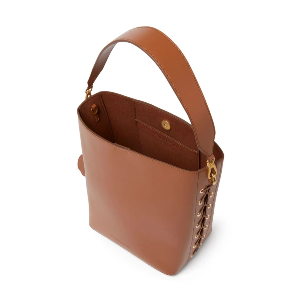 Stella Mccartney Frayme Bucket Tas Brown Dames
