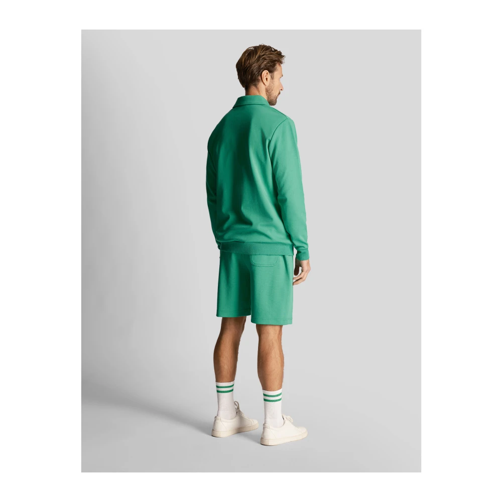 Lyle & Scott Logo Sweatshorts Green Heren