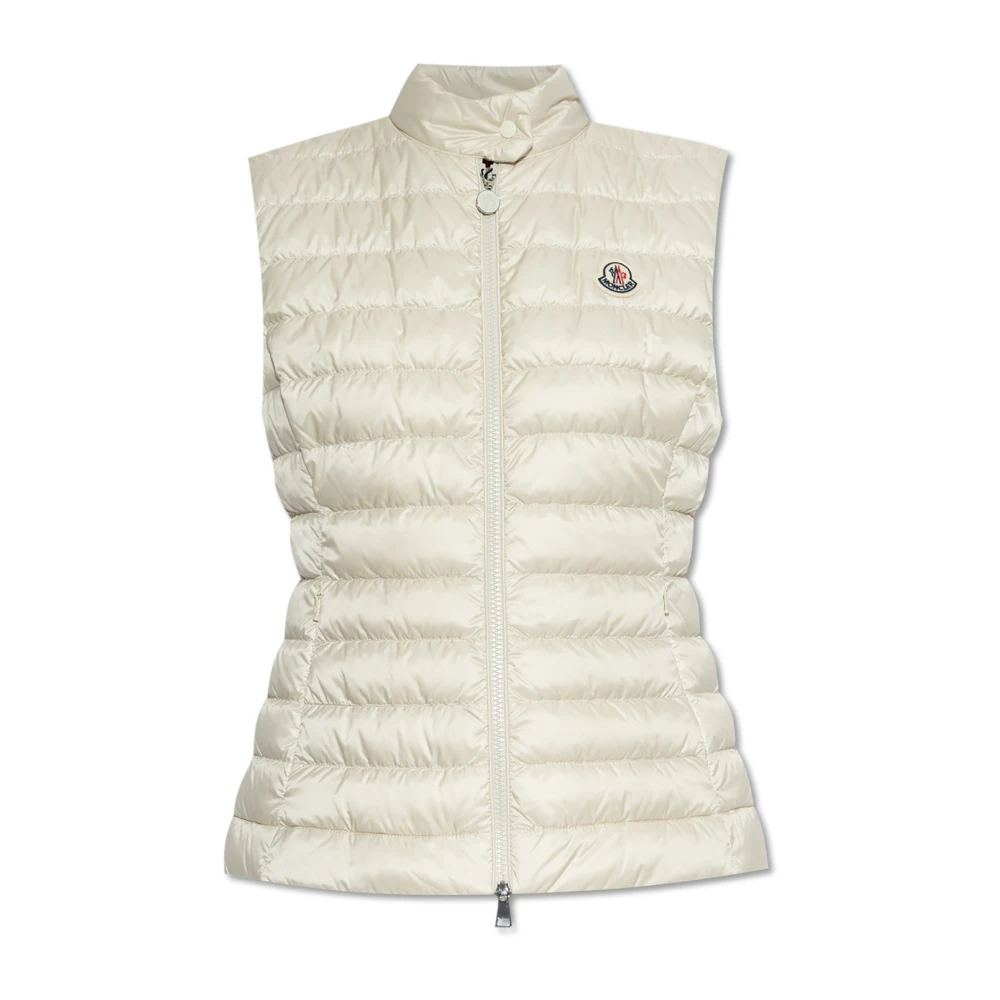 Moncler Donsvest Igens Beige Dames