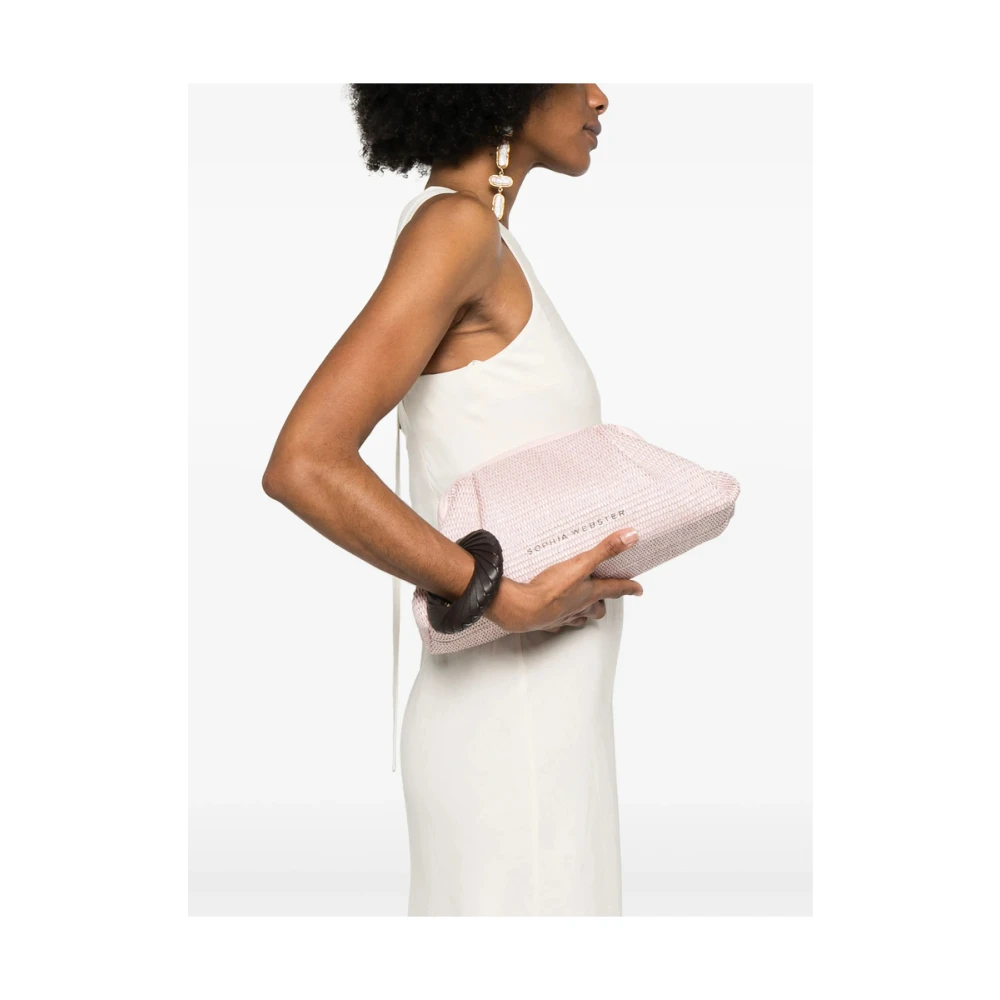 Sophia Webster Blush Pink Schoudertas met Kettingband Pink Dames