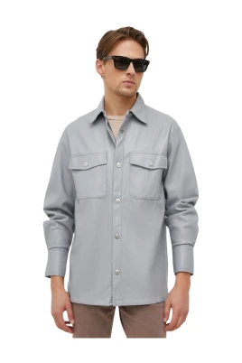 Coated Fabric Shirt