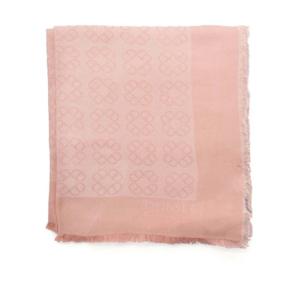 Twinset Mode Sjaal Set Pink Dames