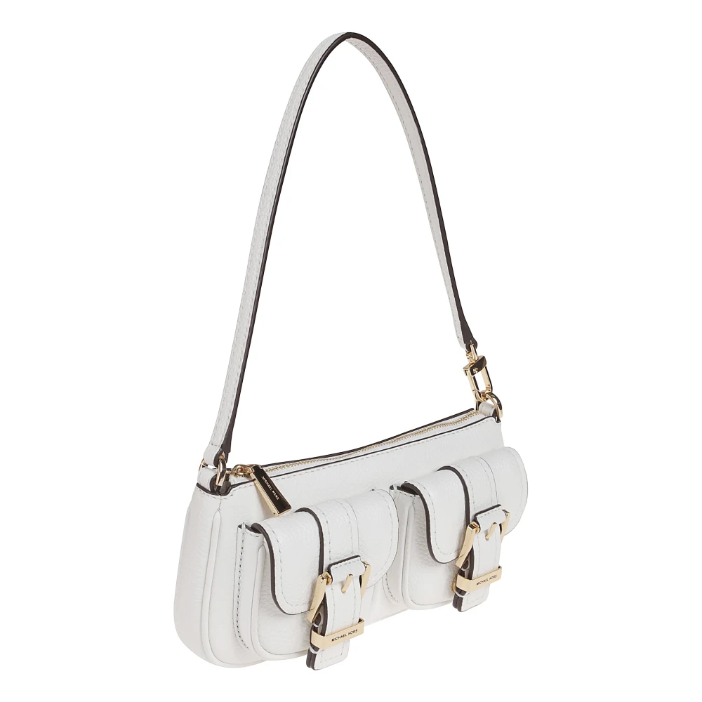 Michael Kors Kleine Pouchette Tas White Dames