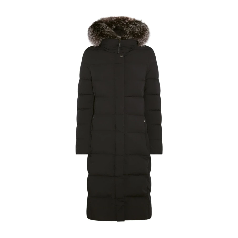 Moorer - Zagarakn Kapuzenmantel Mit Polsterung - Coats - Damen - Schwarzk - Xs - Bild 4