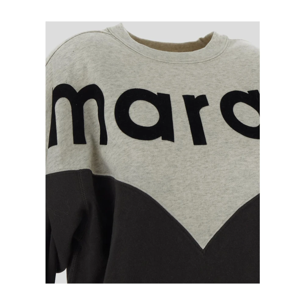 Isabel Marant Étoile Katoenen Houston Sweatshirt Black Dames