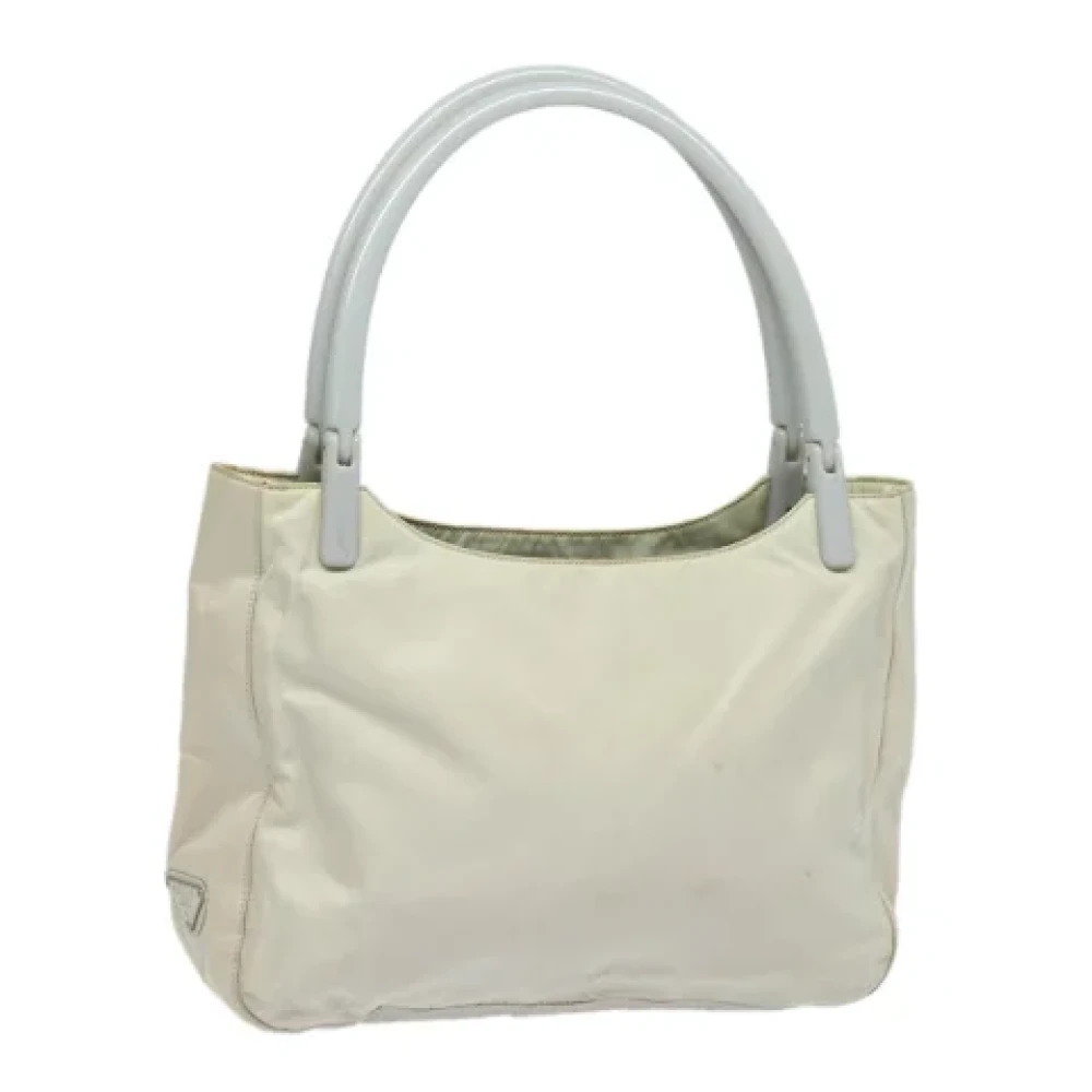 Prada Vintage Pre-owned Nylon prada-bags Gray Dames