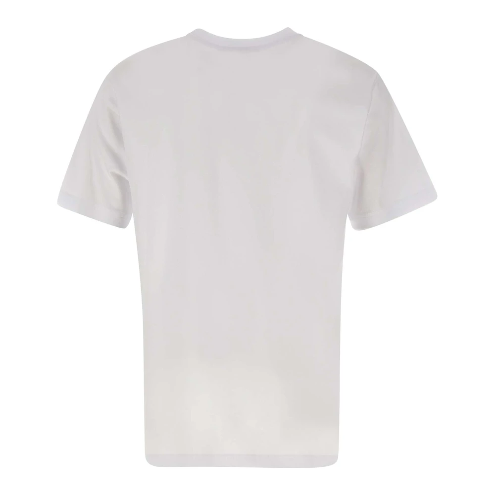 Iceberg Heren Wit Katoenen T-shirt met Logo White Heren