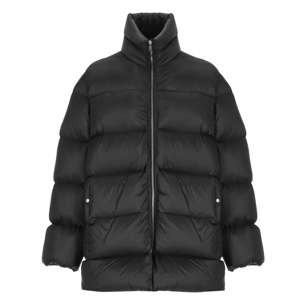 Rick Owens Gewatteerd donsjack Black Heren