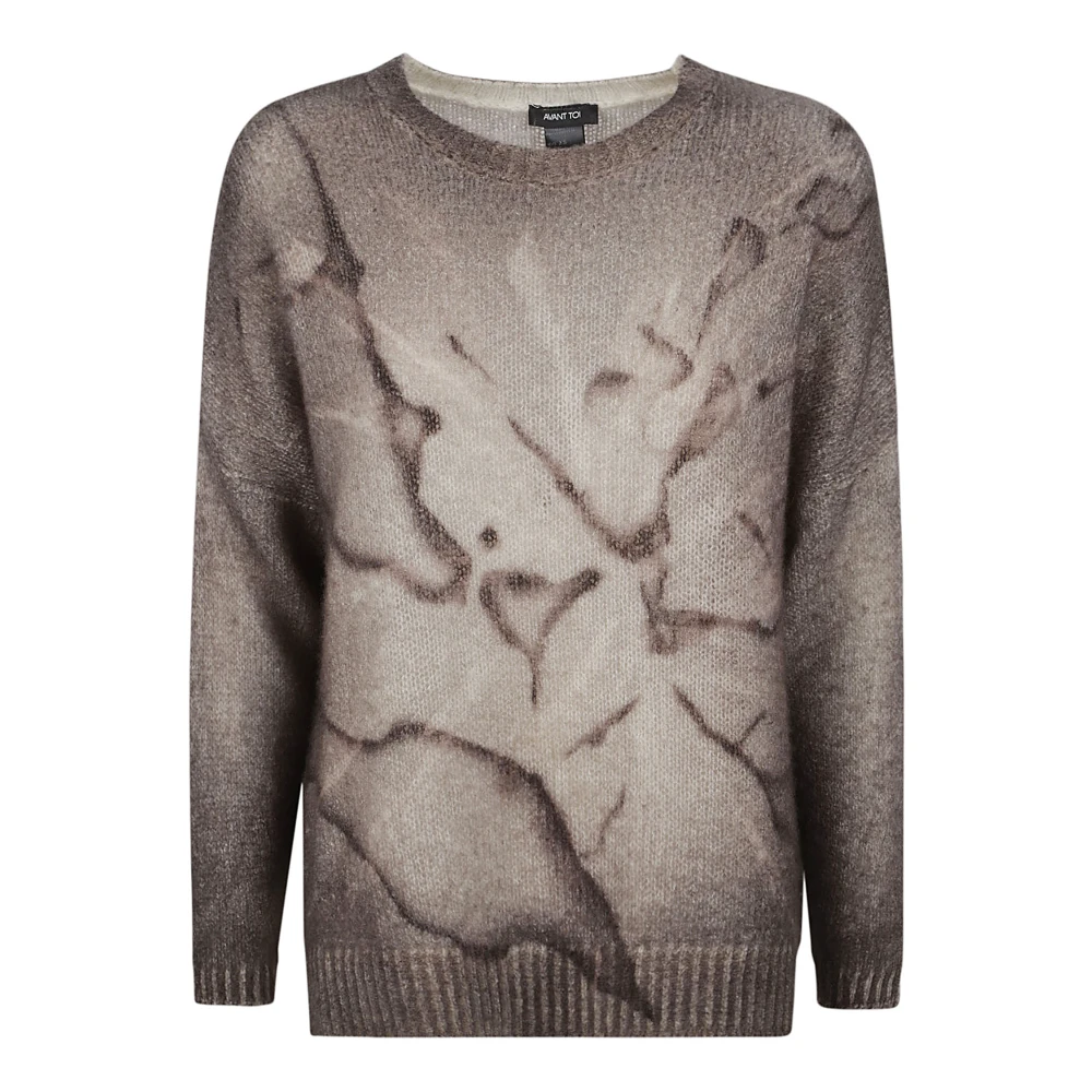 Avant Toi Luxe Kasjmier Zijde Sweaters Made in Italy Brown Dames