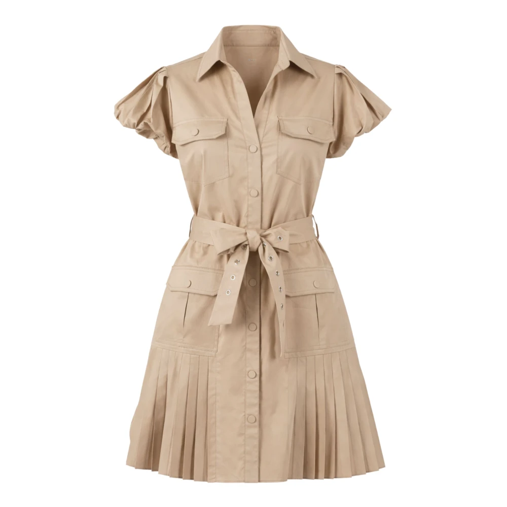 Twinset Women's Beige Actitude Shirt Dress