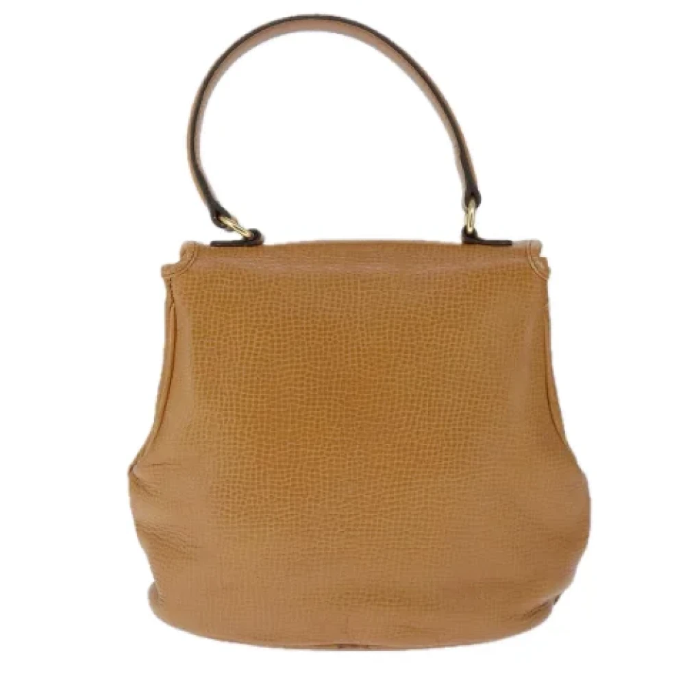 Dior Vintage Pre-owned Leather dior-bags Brown Dames