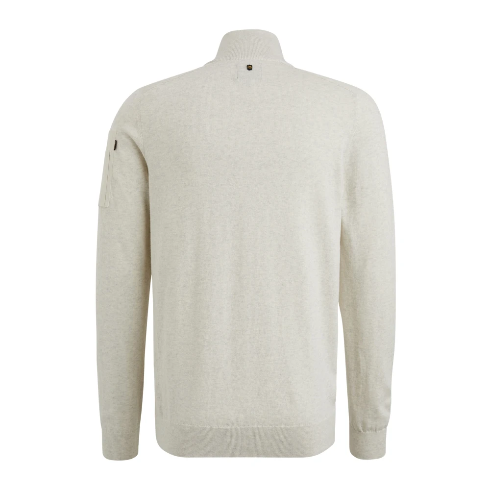 PME Legend Buckley Zip Cardigan Beige Heren