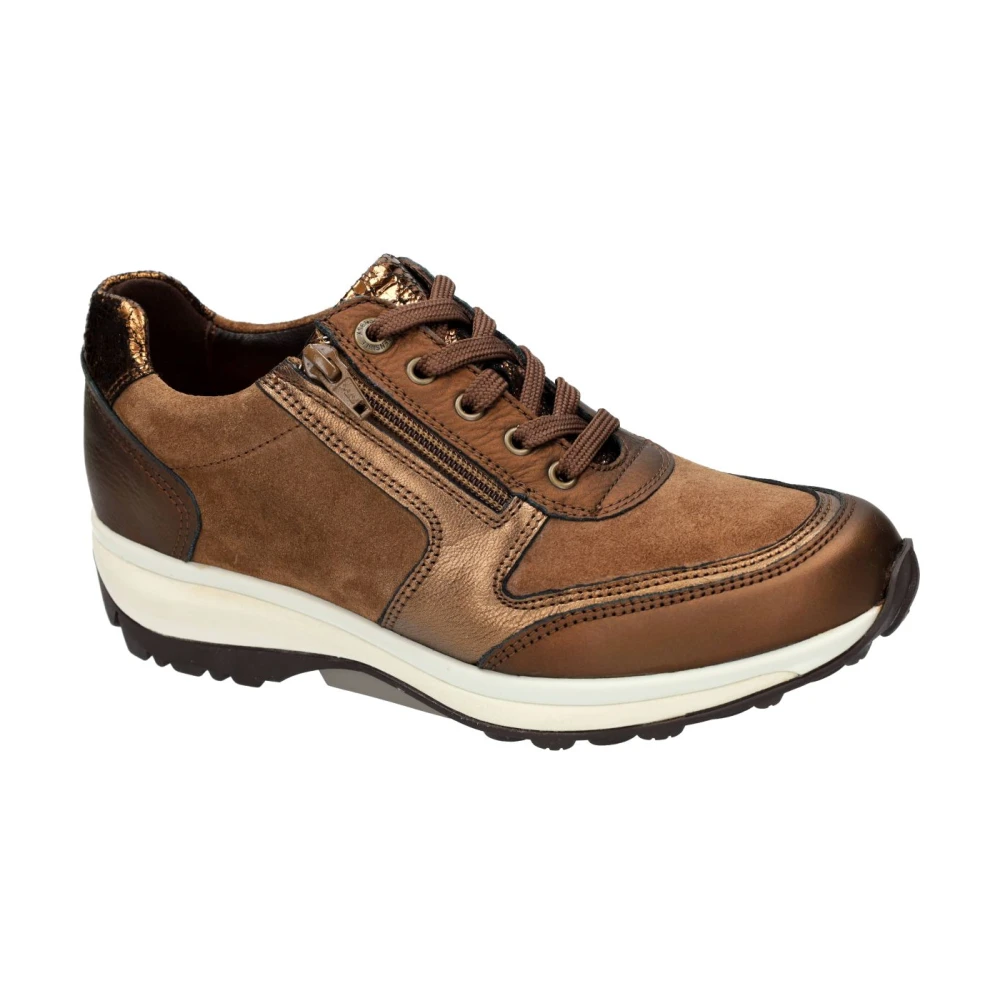 Xsensible Wembley Sneaker Dames Schoenen Bruin