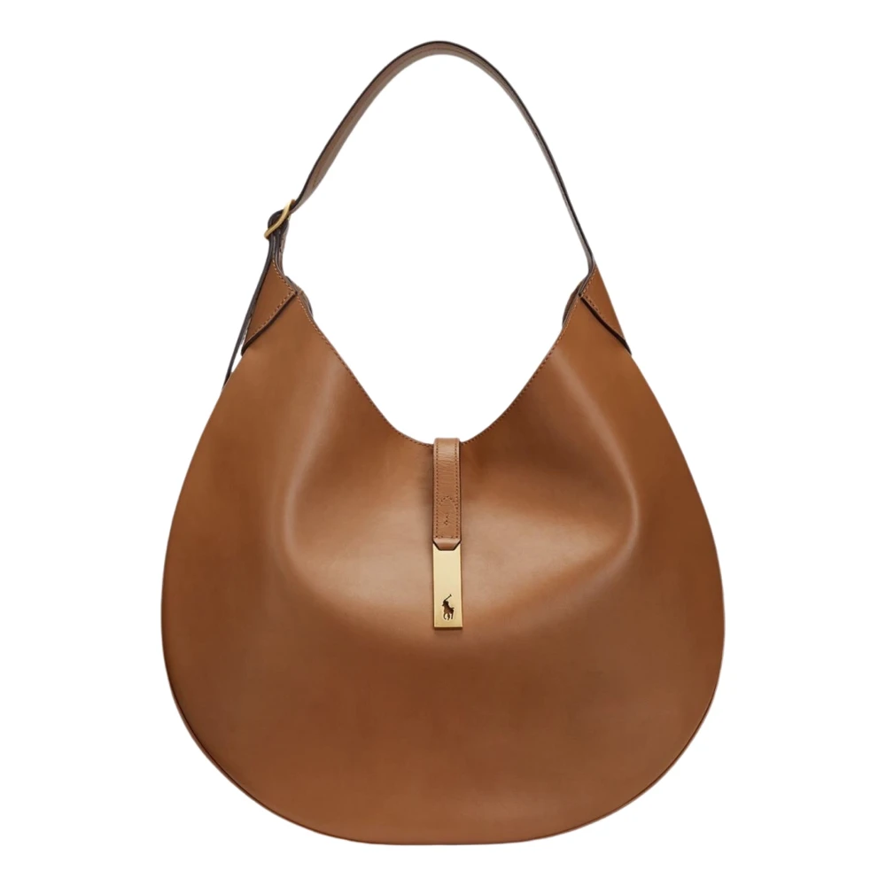 Polo Ralph Lauren Women's Brown Shoulder Bags, One Size, Medium Shoulder Bag