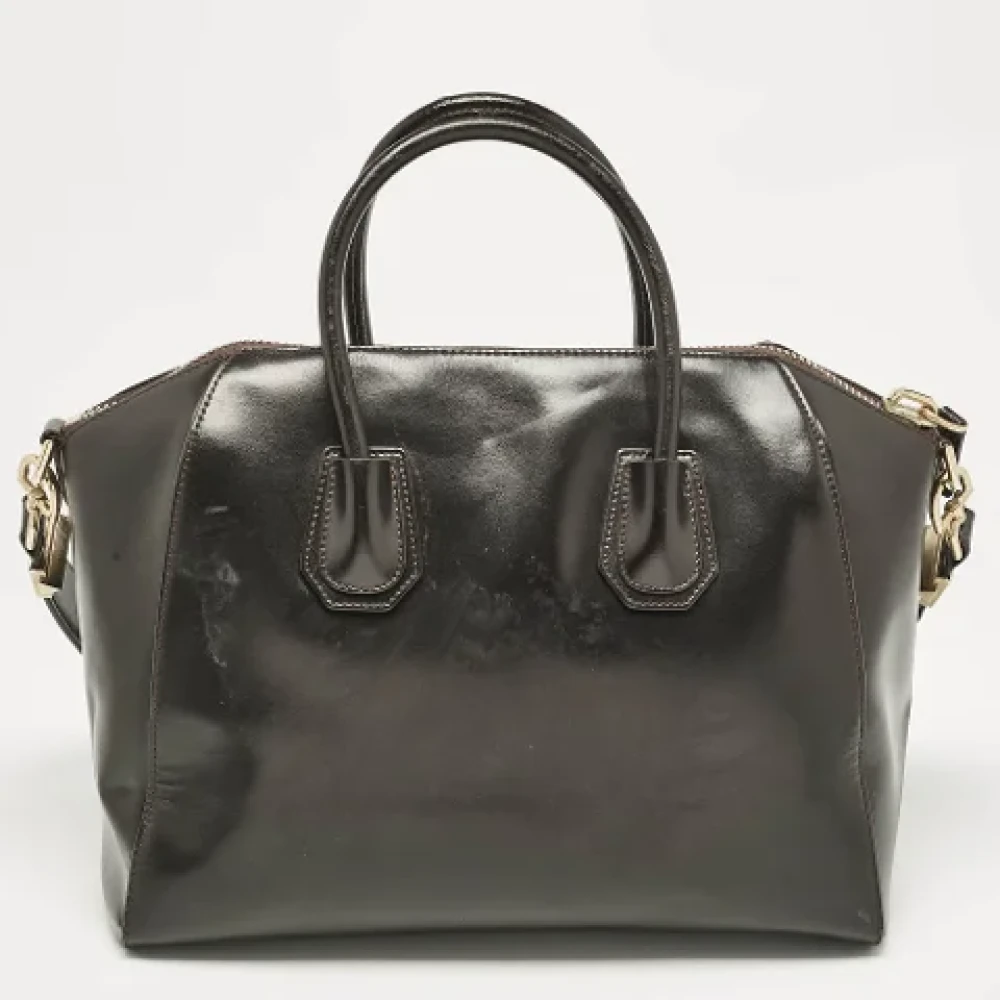 Givenchy Pre-owned Leather handbags Brown Dames