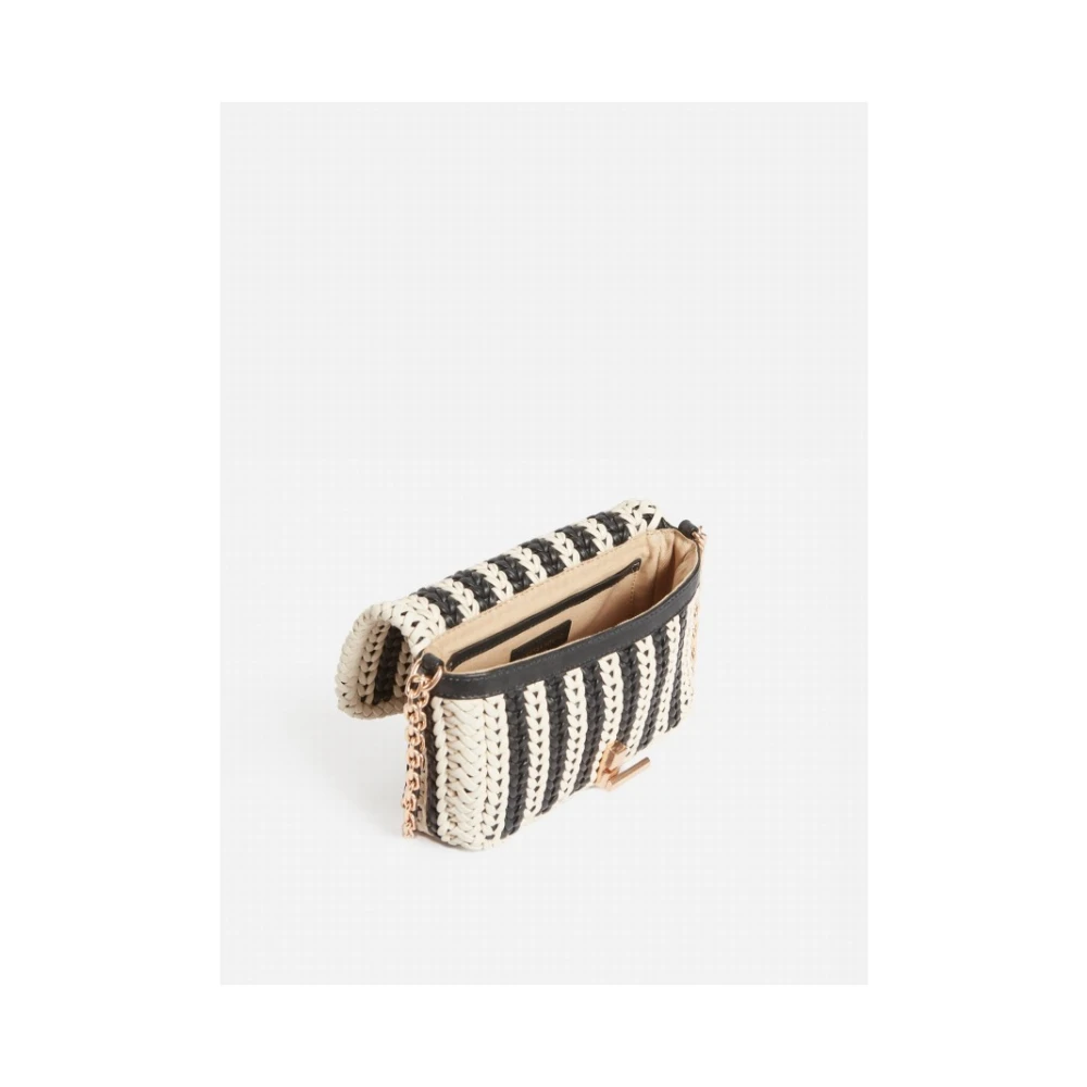 Vanessa Bruno Moon Nano Zwart en Wit Schoudertas Multicolor Dames