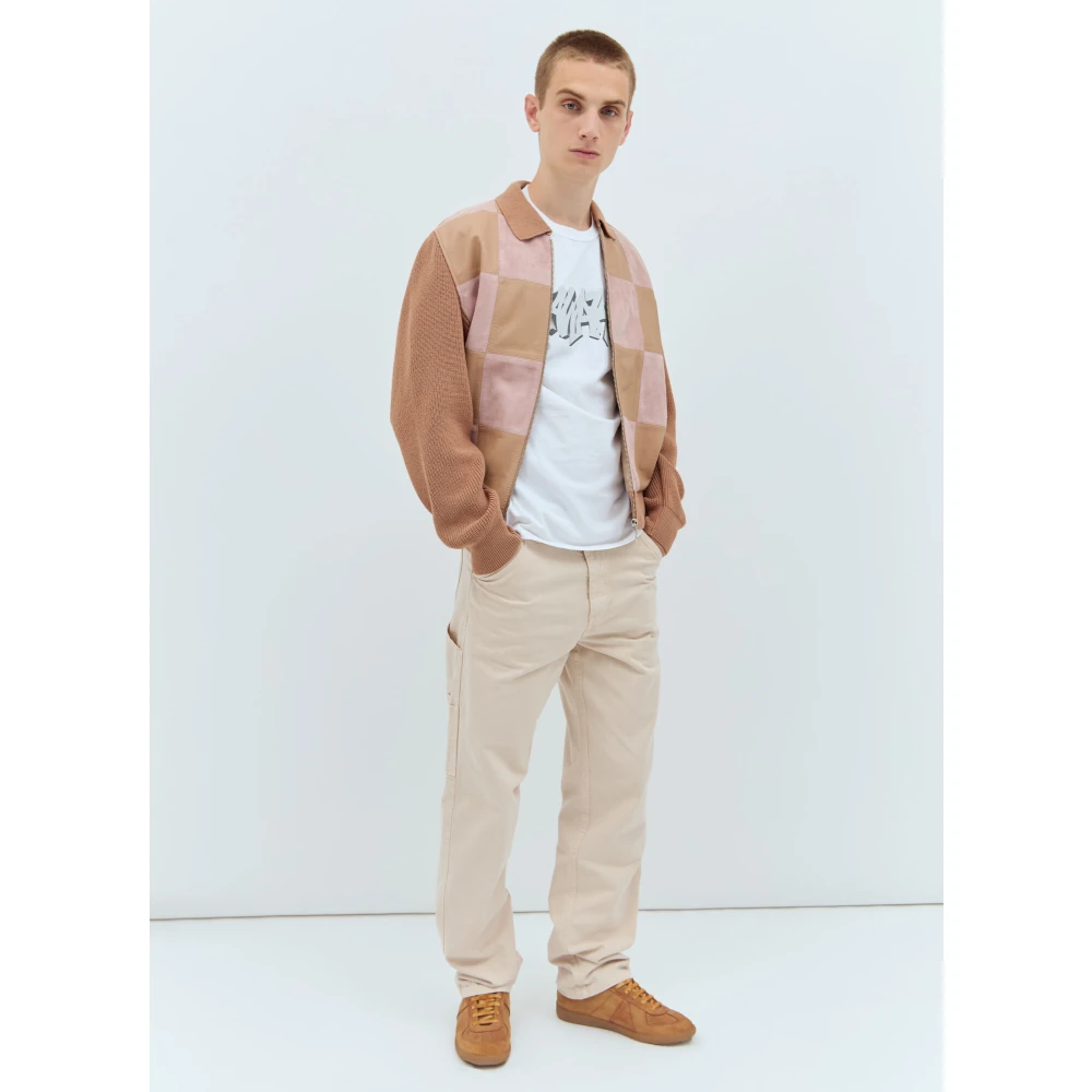 Awake NY Ruitjes Zip Jas Brown Heren