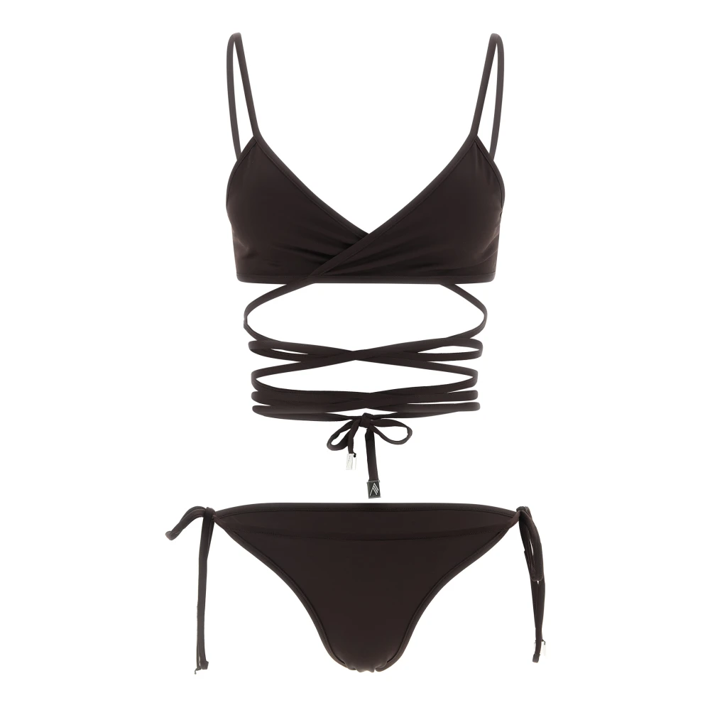 The Attico Women's Brown Bikinis, M, Il Primo Bagno Bikini