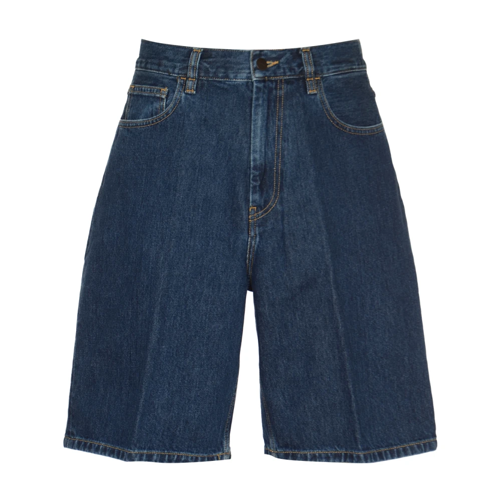 Carhartt WIP Denim Shorts voor de Moderne Man Blue Heren