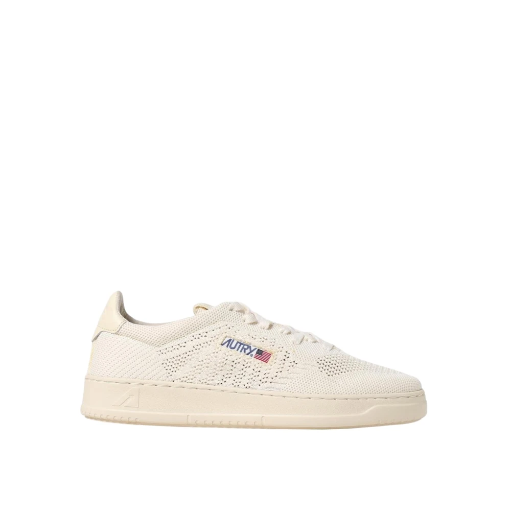Autry Men's White Medalist Easeknit Low Sneaker
