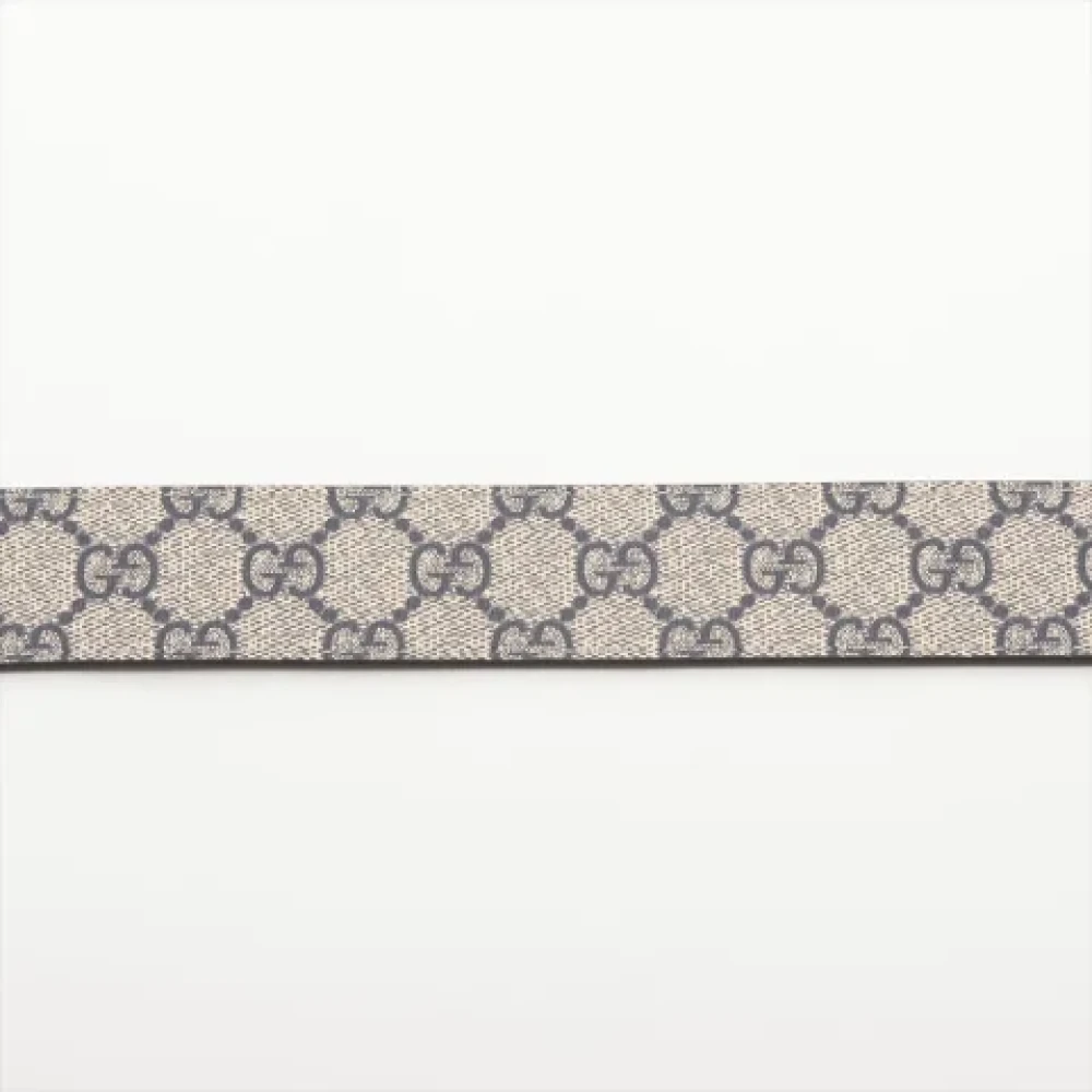 Gucci Vintage Pre-owned Leather belts Beige Dames