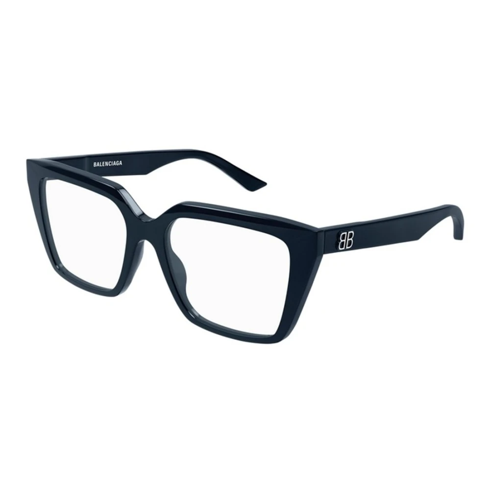 Balenciaga Women's Blue Glasses, 53 Mm, Square Optical Frame