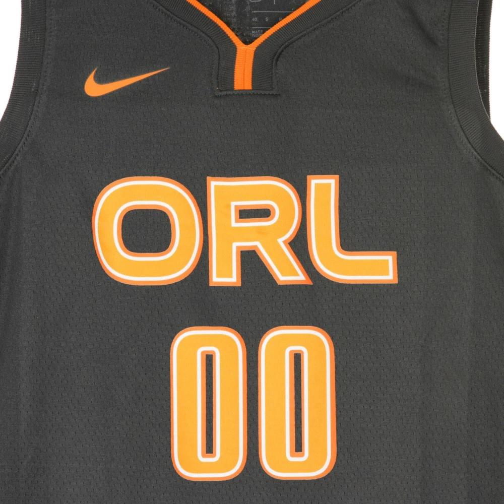 Nike City Edition Basketbal Tanktop Black Heren