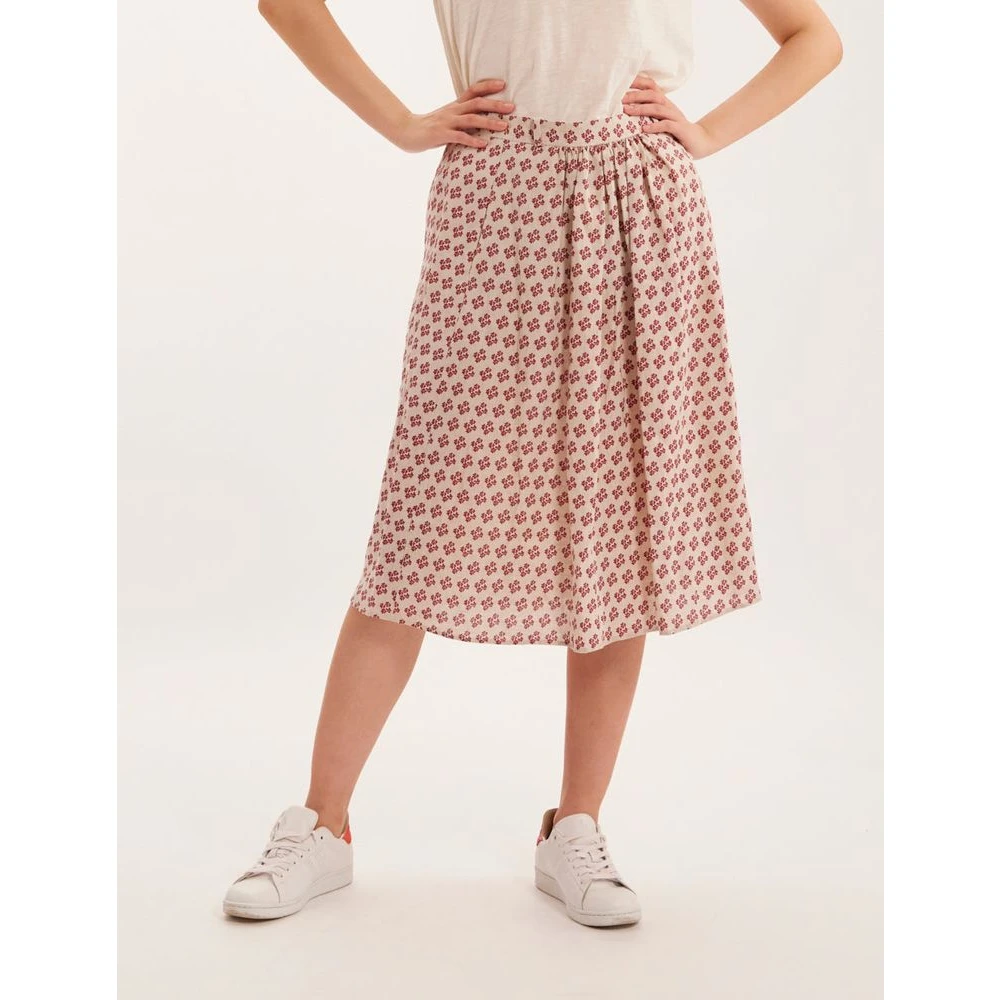 Ines De La Fressange Paris Linnen Geknoopte Rok Multicolor Dames