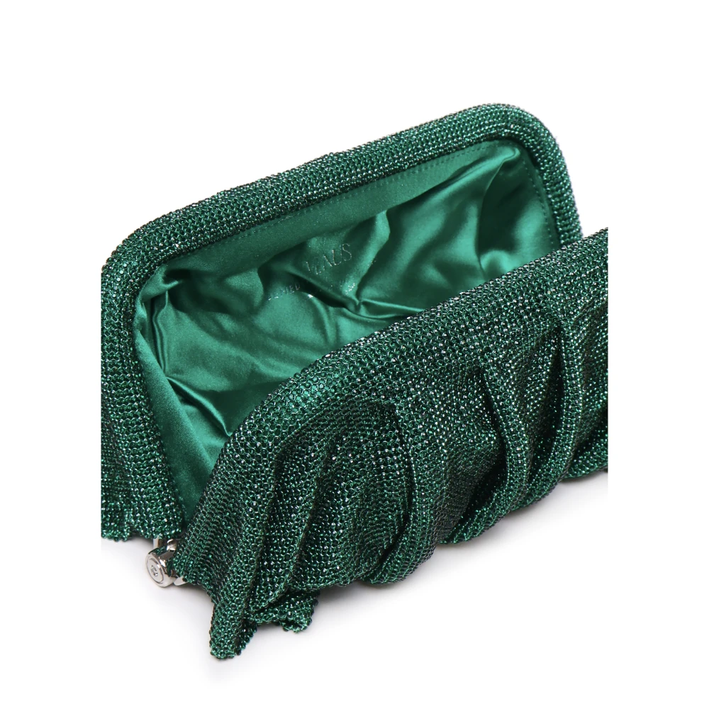 Benedetta Bruzziches Groene Mesh Clutch Tas Gemaakt in Italië Green Dames