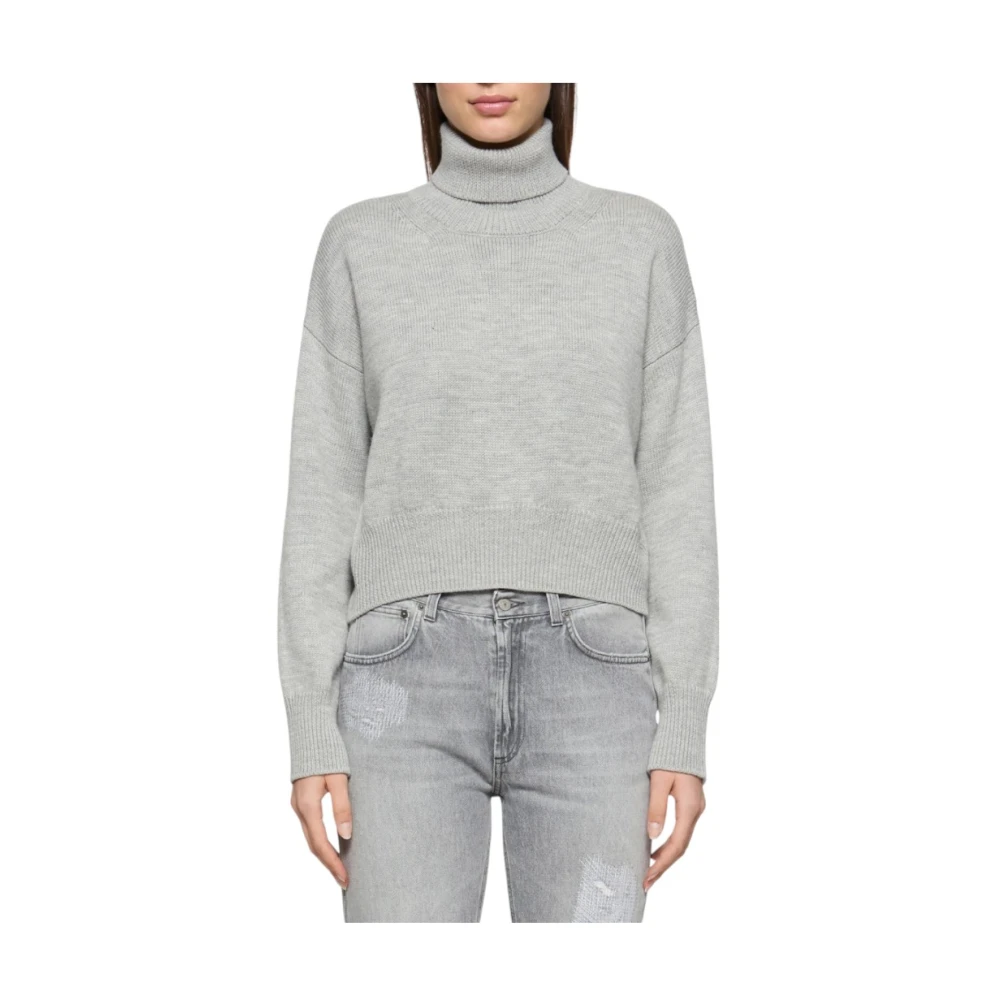 Dondup Stijlvolle Gebreide Trui Gray Dames