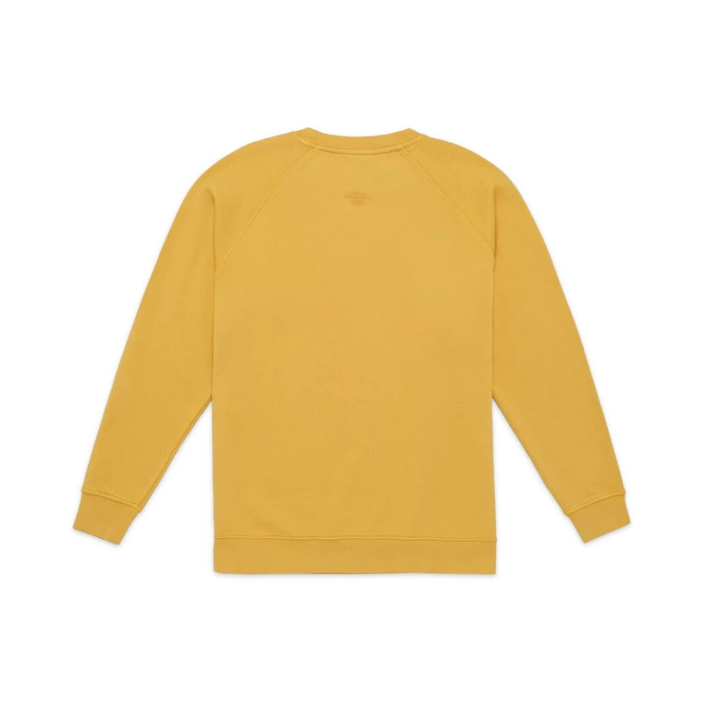 Munich Casual Urban Sweatshirt Soft Washed Yellow Heren