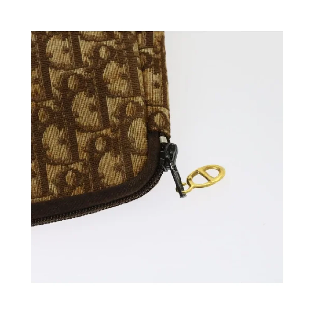 Dior Vintage Pre-owned Canvas dior-bags Brown Dames
