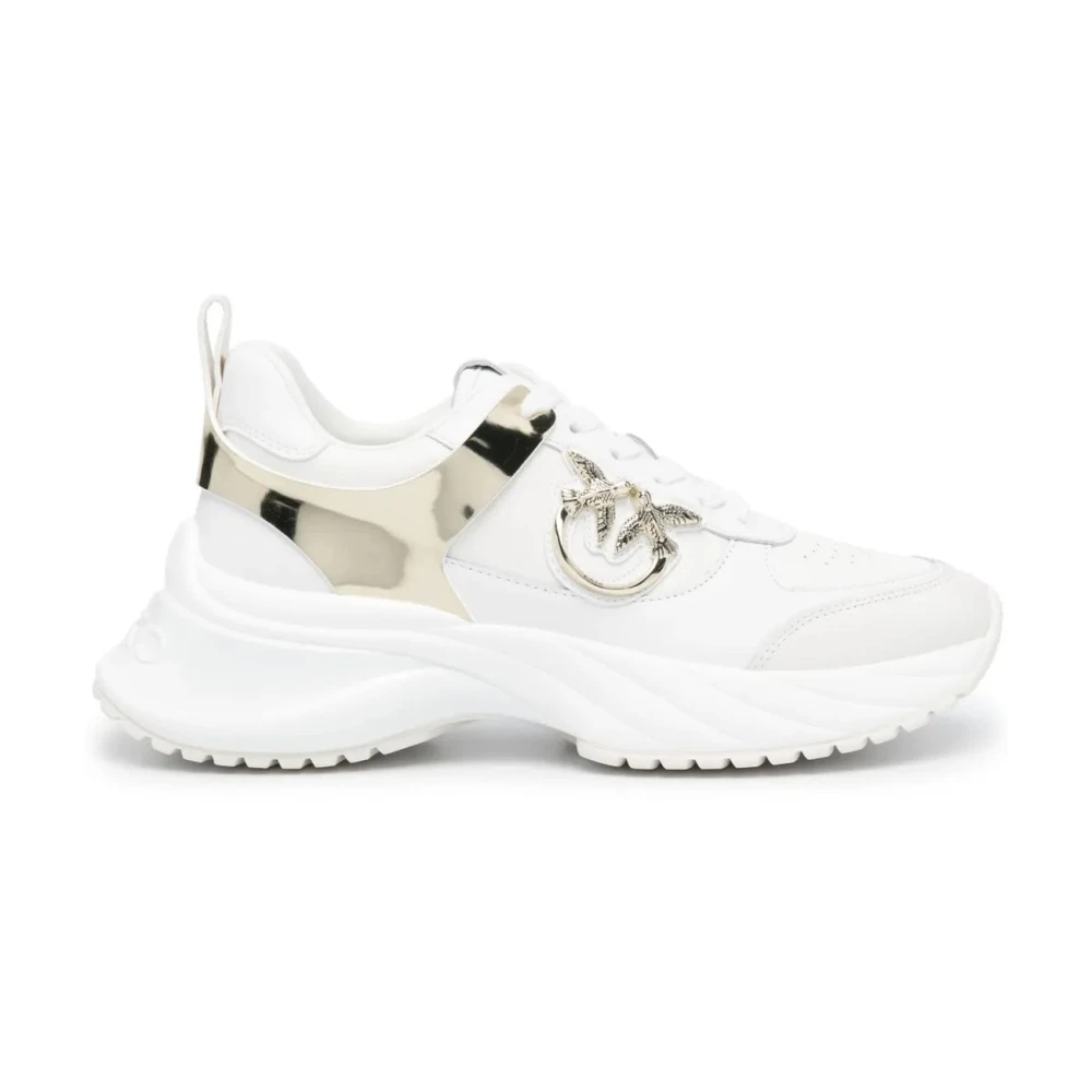 Pinko Women's White Ariel 02 Sneaker - Sneakers - 5 Uk- Shoes