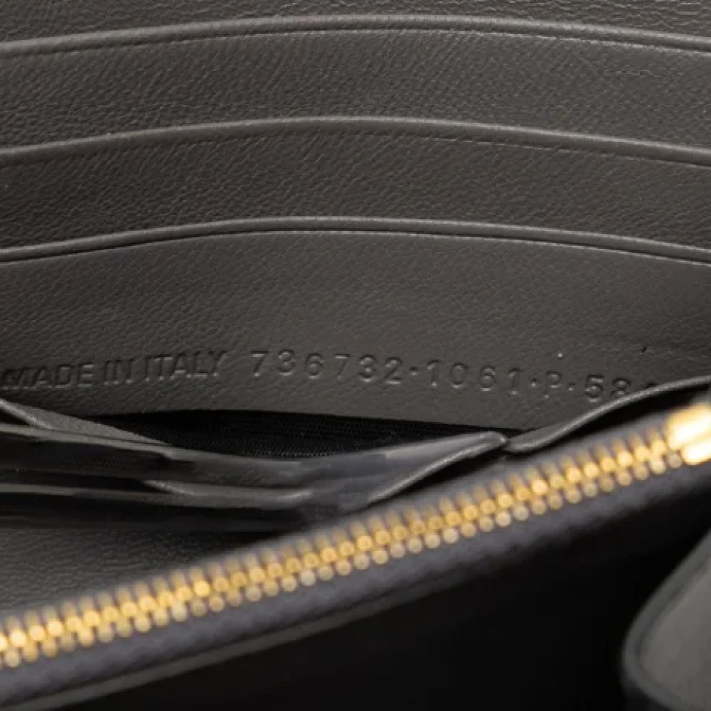 Balenciaga Vintage Pre-owned Leather wallets Black Dames